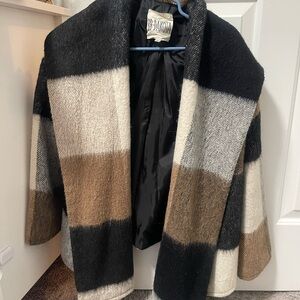 BB Dakota Monochrome Wool Blend Jacket